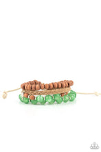 Load image into Gallery viewer, Down HOMESPUN - Green Bracelet
