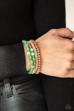 Load image into Gallery viewer, Down HOMESPUN - Green Bracelet
