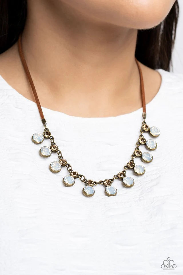 Color Me Chic - Brass Necklace