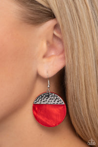 SHELL Out - Red Earring