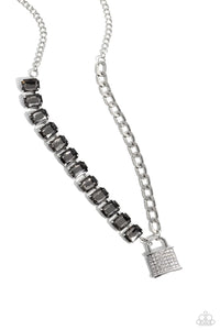 LOCK and Roll - Silver Necklace