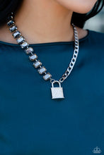 Load image into Gallery viewer, LOCK and Roll - Silver Necklace
