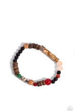 Load image into Gallery viewer, I WOOD Be So Lucky - Orange Bracelet
