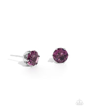 Load image into Gallery viewer, Breathtaking Birthstone - Purple Earring
