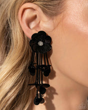 Load image into Gallery viewer, Floral Future - Black Earring
