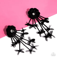 Load image into Gallery viewer, Floral Future - Black Earring
