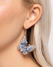 Load image into Gallery viewer, Teardrop Takeoff - Blue Earring
