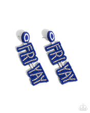 Load image into Gallery viewer, It&#39;s Friday! - Blue Earring
