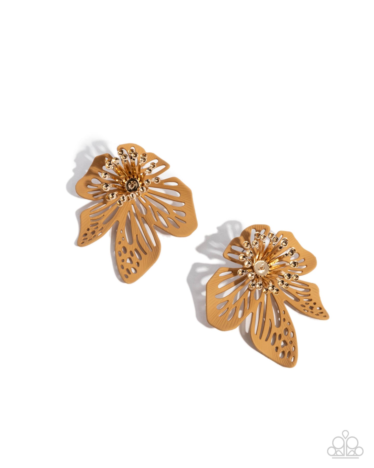 Wonderland Wallflower - Brown Earring