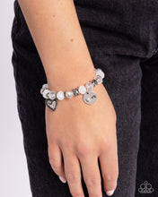 Load image into Gallery viewer, Filigree Finesse - White Bracelet
