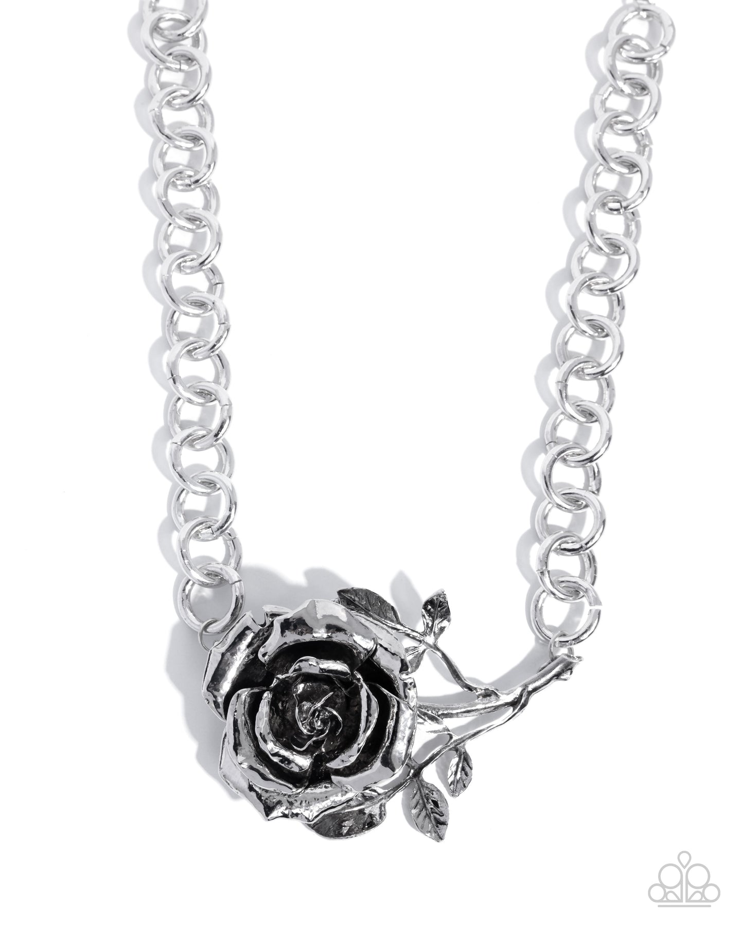 Whimsical Appearance - Silver Necklace