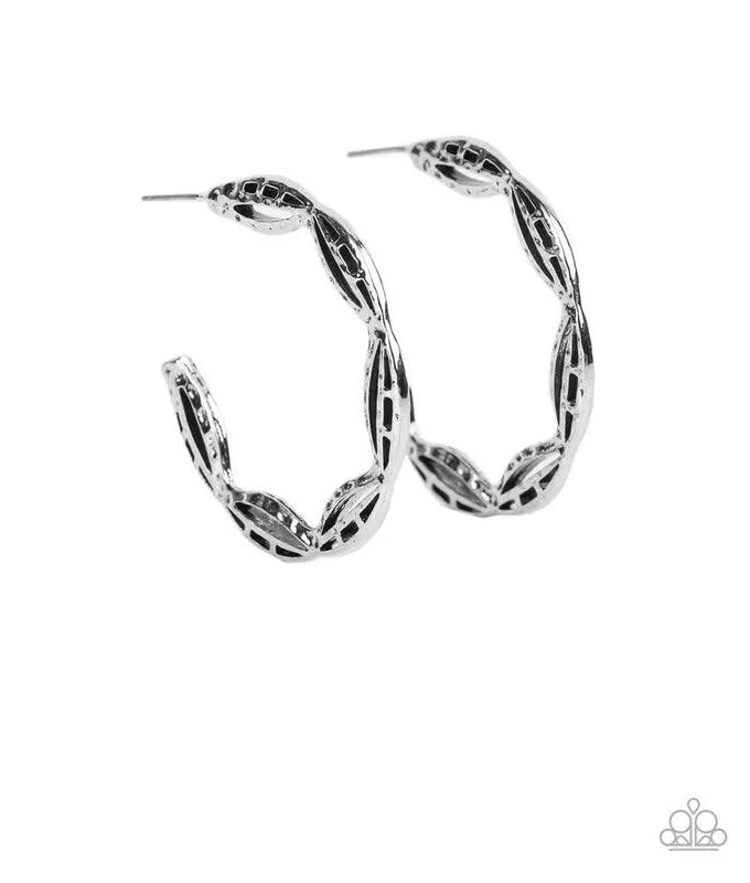 Eco Express - Silver Hoop Earrings