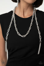 Load image into Gallery viewer, SCARFed for Attention - Silver Necklace
