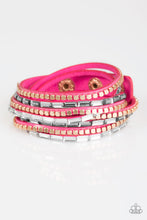 Load image into Gallery viewer, This Time With Attitude - Pink Wrap Bracelet
