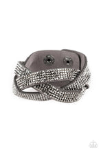 Load image into Gallery viewer, Nice Girls Finish Last - Silver Wrap Bracelet
