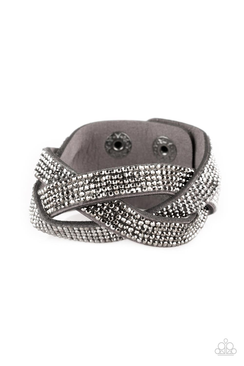 Nice Girls Finish Last - Silver Wrap Bracelet