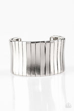 Load image into Gallery viewer, Urban Uptrend - Silver Cuff Bracelet
