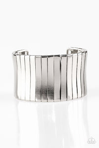 Urban Uptrend - Silver Cuff Bracelet