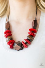 Load image into Gallery viewer, Pacific Paradise - Red Wood Necklace
