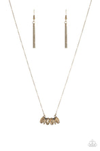 Load image into Gallery viewer, Deco Decadence - Brass Necklace
