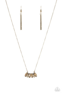 Deco Decadence - Brass Necklace