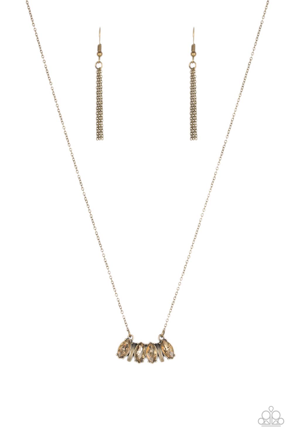 Deco Decadence - Brass Necklace