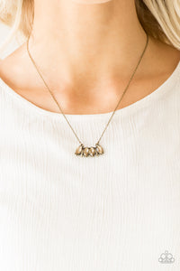 Deco Decadence - Brass Necklace