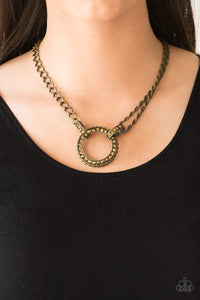 Razzle Dazzle - Brass Necklace