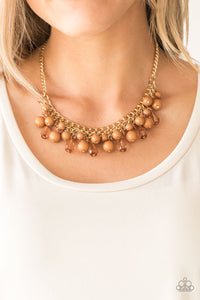 Tour de Trendsetter - Brown Necklace