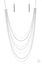 Load image into Gallery viewer, Radical Rainbows - Silver Long Necklace
