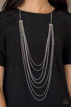 Load image into Gallery viewer, Radical Rainbows - Silver Long Necklace
