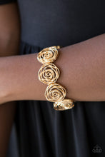 Load image into Gallery viewer, Beat Around The ROSEBUSH - Gold Bracelet
