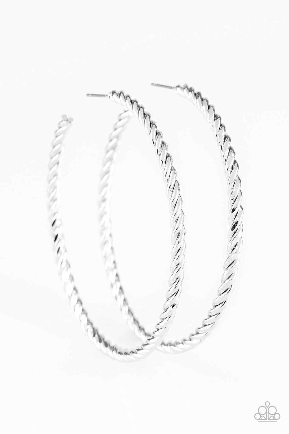 Keep It Chic - Silver Hoop Earring