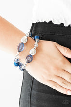 Load image into Gallery viewer, Downtown Dazzle - Blue Bracelet
