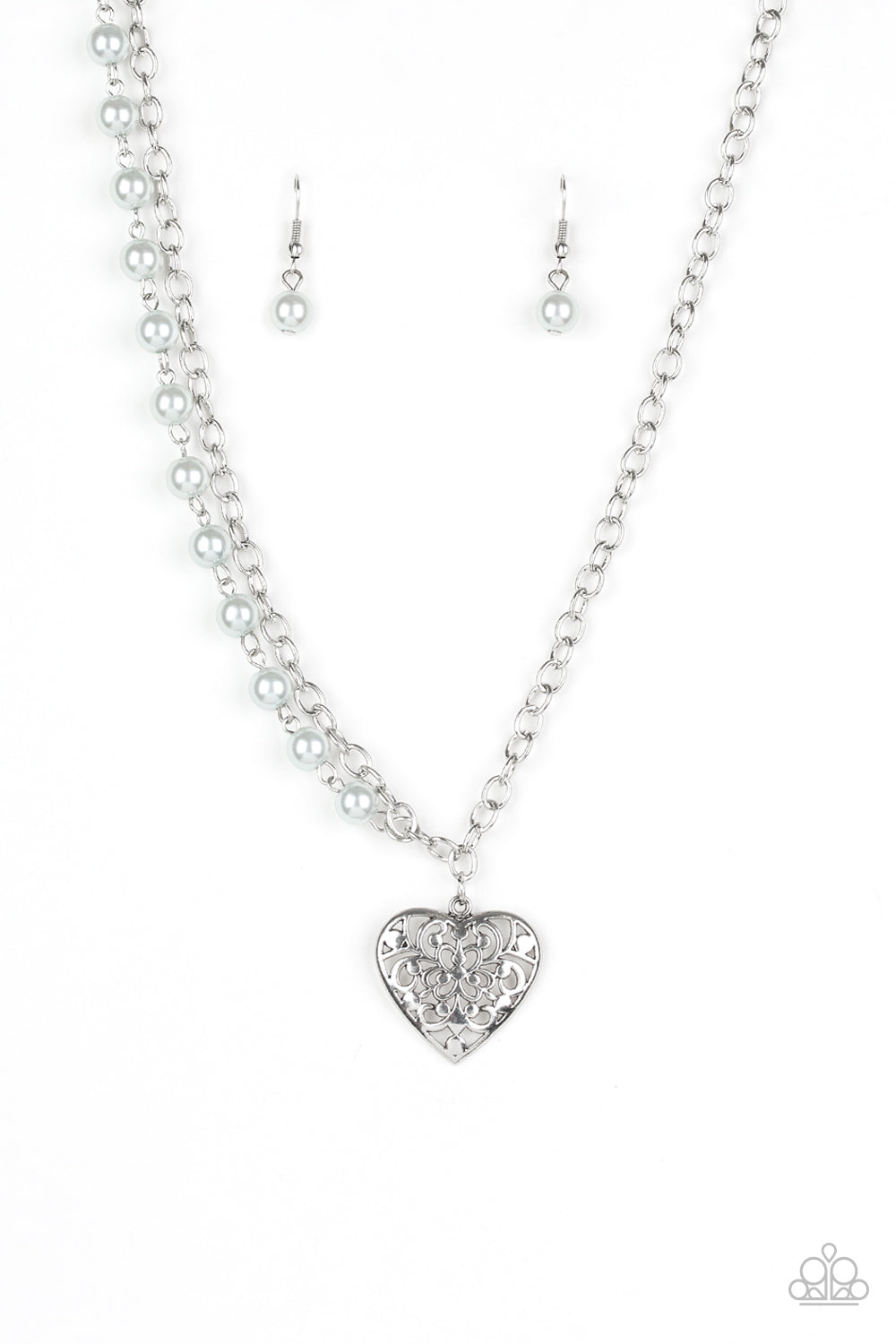 Forever In My Heart - Silver Necklace