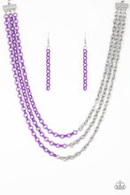 Load image into Gallery viewer, Turn Up The Volume - Purple Necklace
