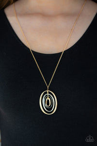 Classic Convergence - Gold Necklace