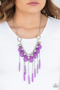 Roaring Riviera - Purple Necklace