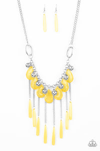 Roaring Riviera - Yellow Necklace