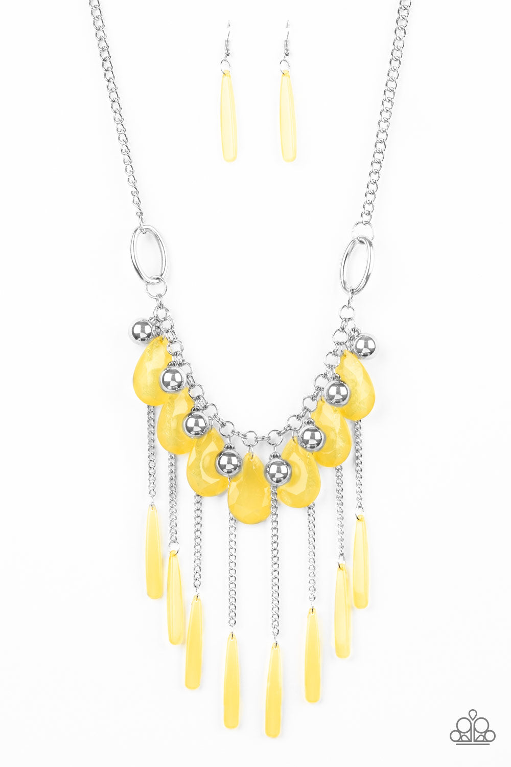 Roaring Riviera - Yellow Necklace