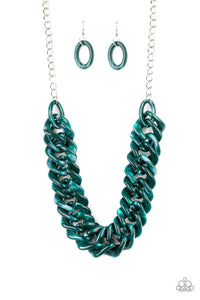 Comin In HAUTE - Green Necklace