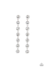 Load image into Gallery viewer, Dazzling Debonair - White Earring
