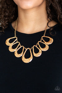 Teardrop Envy - Gold Necklace