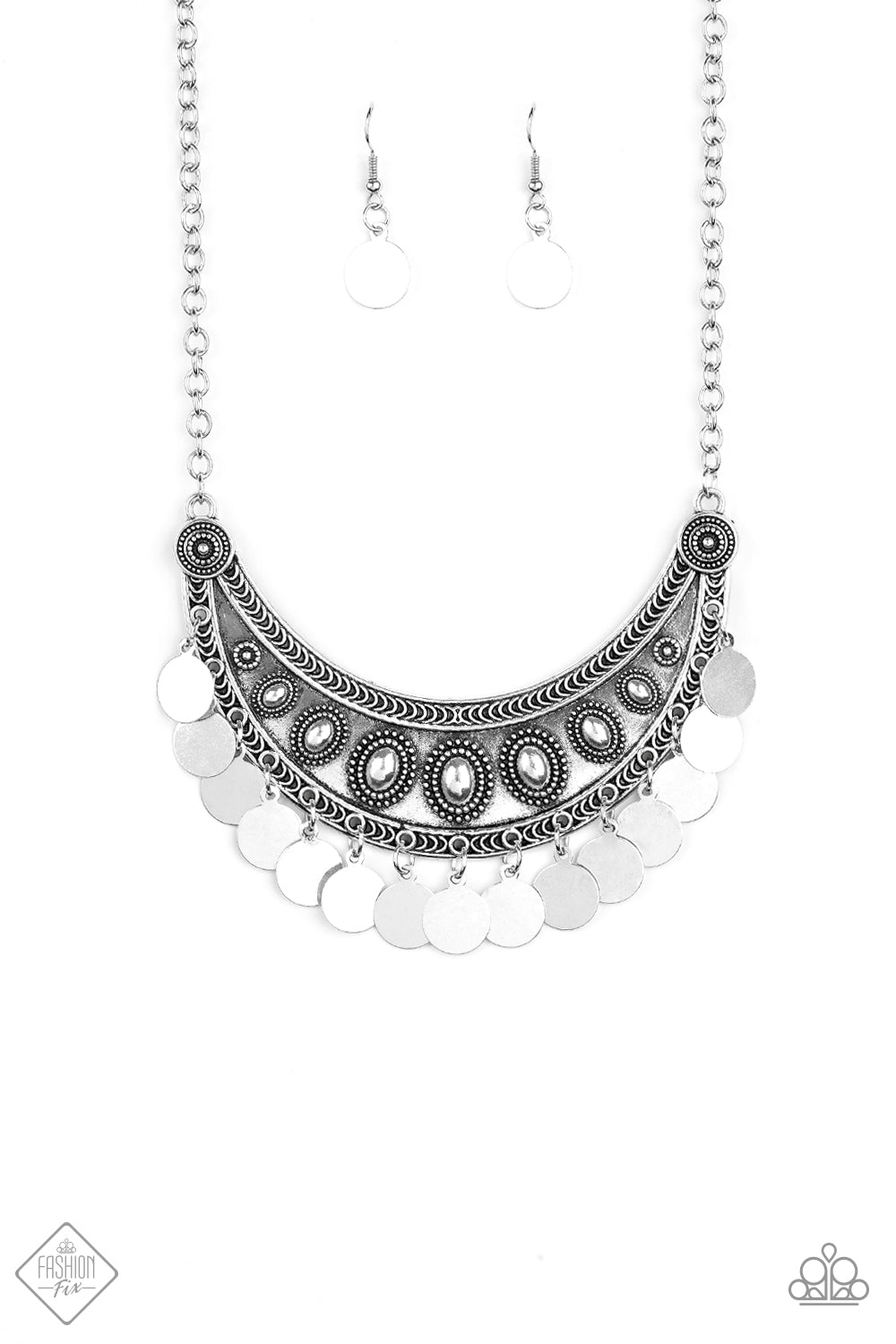 CHIMEs UP -Silver Necklace