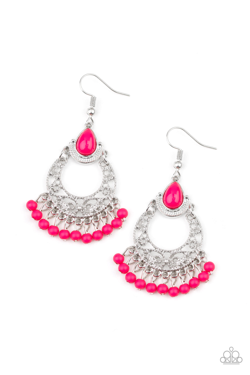 Colorful Colada - Pink Earring