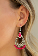 Load image into Gallery viewer, Colorful Colada - Pink Earring
