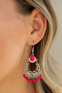 Colorful Colada - Pink Earring