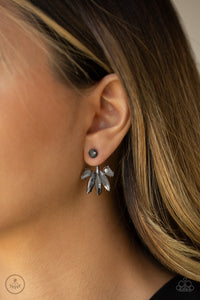 Stunningly Striking - Black Earring