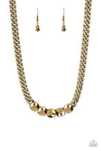 Load image into Gallery viewer, Rhinestone Renegade - Brass Necklace
