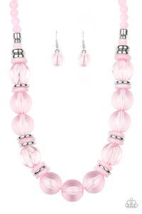 Bubbly Beauty - Pink Necklace